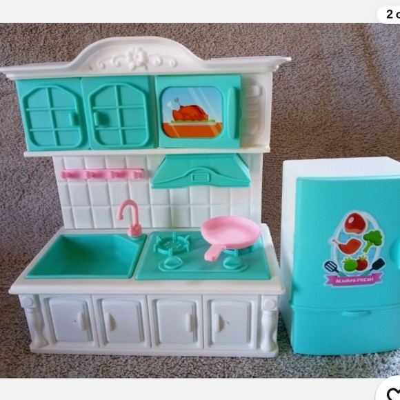 Other - NWT Kitchen Set for 1:12 Scale Dolls Lori/Chelsea/American Girl Mini